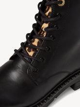 Load image into Gallery viewer, Marco Tozzi Ladies Black Ankle Boot - Laced and Zip - 25238 098
