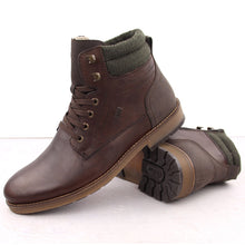 Load image into Gallery viewer, Rieker Mens Brown Boot - Laced and Zip Fastening - F4544
