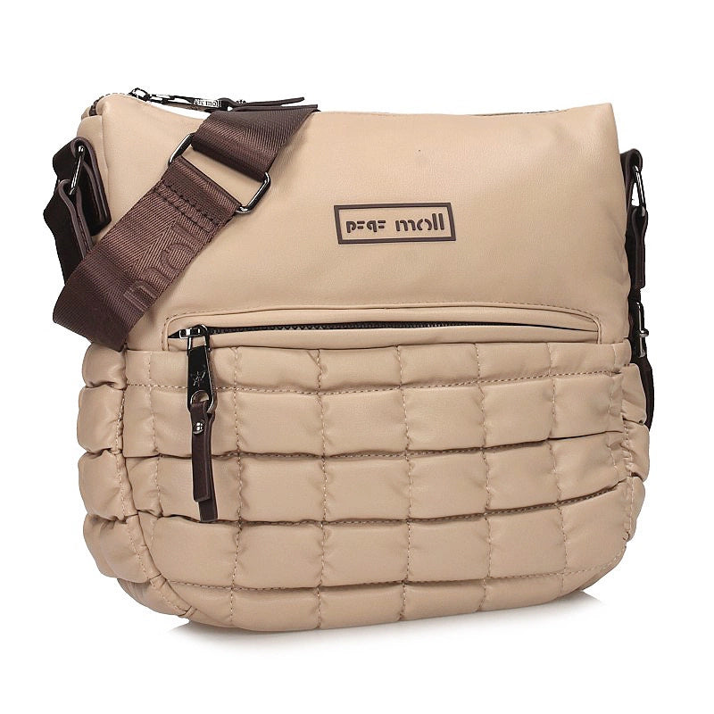 Pepe MOLL Warm Cream Crossbody Quilted Handbag - 252121
