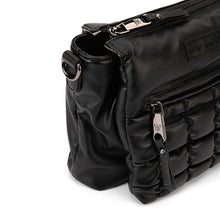 Load image into Gallery viewer, Pepe MOLL Black Quilted Crossbody Bag - Zip Fastening - 252122
