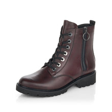 Load image into Gallery viewer, Remonte Ladies Bordo Ankle Boot - Laced and Zip Fasteners - D8671
