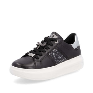 Rieker Ladies Black Smart Trainer - W1202