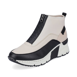 Rieker Ladies Front Zip Boot - N6352