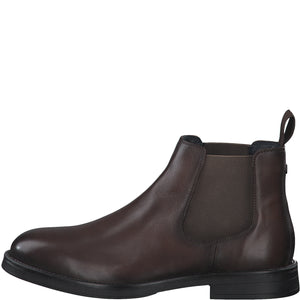 S Oliver Men's Slip On Leather Brown Boot