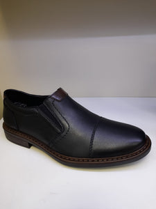 Rieker Men's Black Slip On Shoe