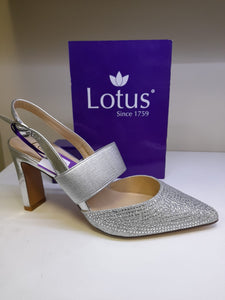 Lotus Ladies Smart Sparkle Silver Sandal