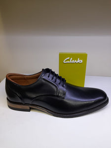 Clarks Men's Dark Navy Formal Laced Shoe - CraftArloLace