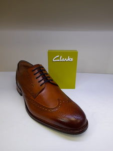 Clarks Men's Tan Leather Formal Laced Shoe _ CraftArloLimit